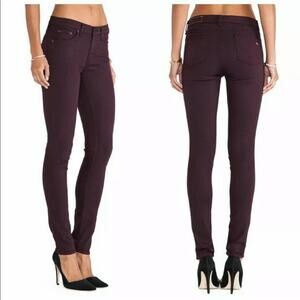 Rag & Bone Skinny Jeans Mid Rise Plum Size 24